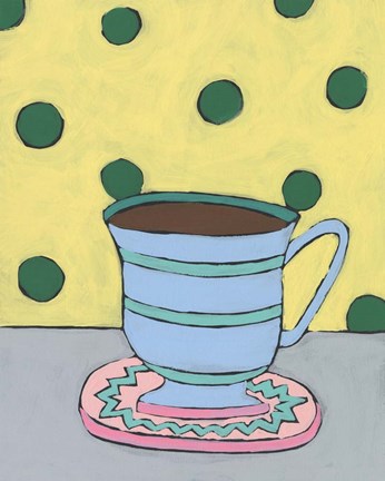 Framed Mid Morning Coffee VIII Print