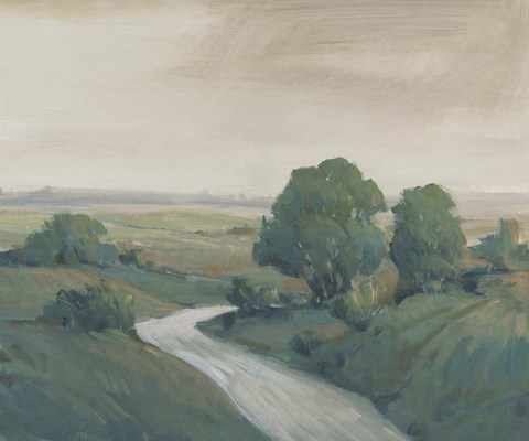 Framed Running Creek II Print