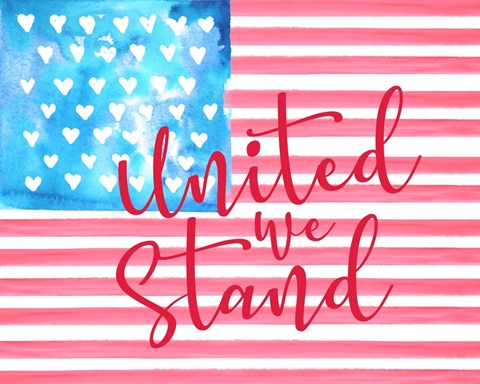 Framed United We Stand II Print