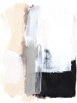 Framed Black Mirror I Print