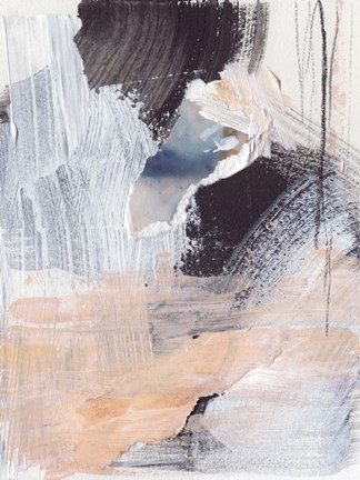 Framed Paved Path I Print