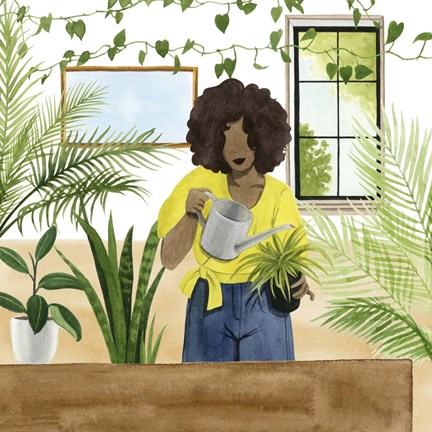 Framed Alone Time III Print