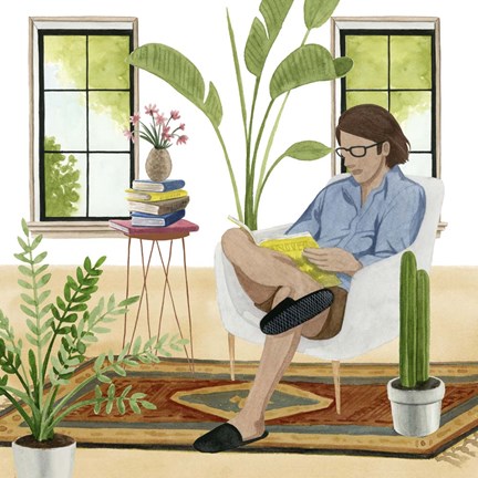 Framed Alone Time IV Print