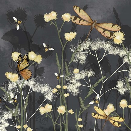 Framed Garden Magic I Print