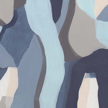 Framed Blue Chrysalis III Print