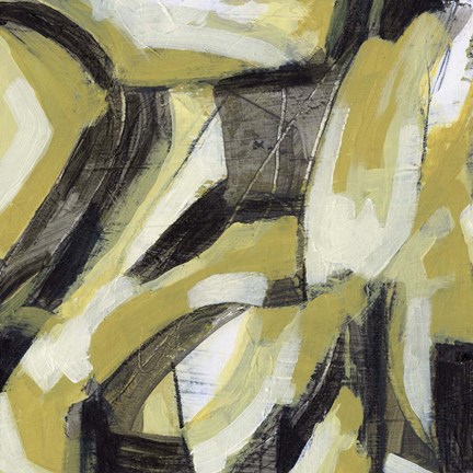 Framed Citron Rhythm II Print