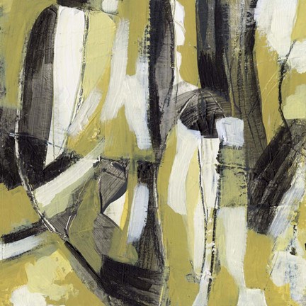 Framed Citron Rhythm III Print