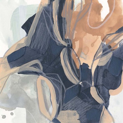 Framed Sienna Spindle IV Print