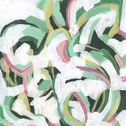 Framed Mint Billows II Print