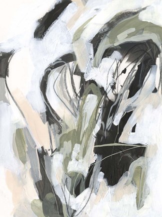 Framed Electron Net I Print