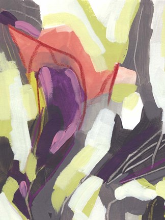 Framed Martini Swirl I Print