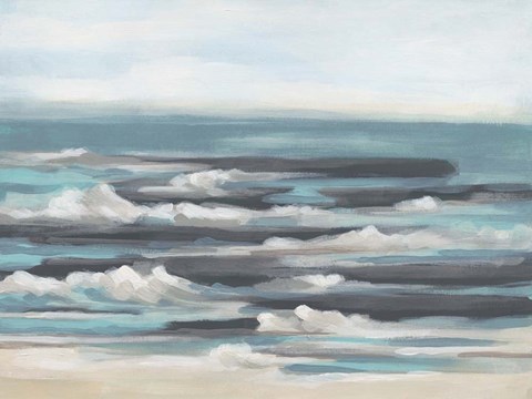 Framed Gentle Surf I Print