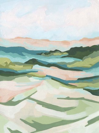 Framed Tidal Valley II Print