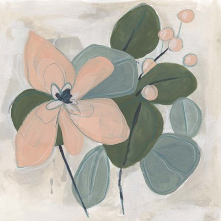 Framed Posey Impasto II Print