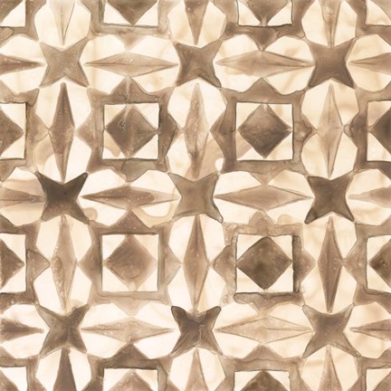 Framed Umber Tile II Print