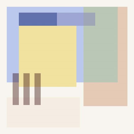 Framed Hazy Days III Print