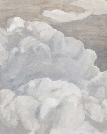 Framed Scattered Sky II Print