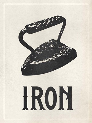 Framed Vintage Laundry I Print