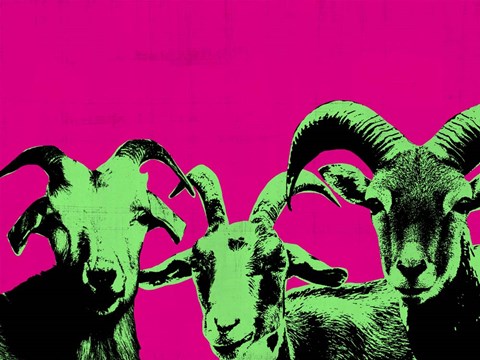 Framed Pop Art Farm II Print