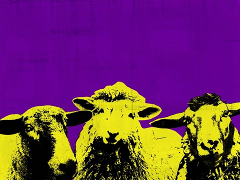 Framed Pop Art Farm IV Print