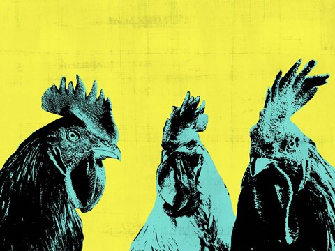 Framed Pop Art Farm V Print