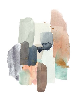 Framed Glacier&#39;s Edge I Print