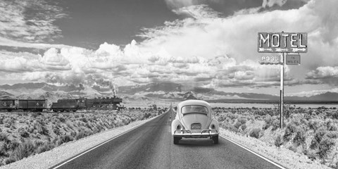 Framed Wandering in the USA Print