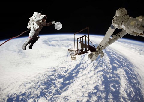 Framed Spaceball (NASA) Print