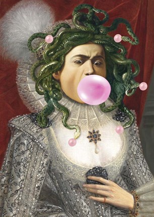 Framed Leisure Time, Medusa Print