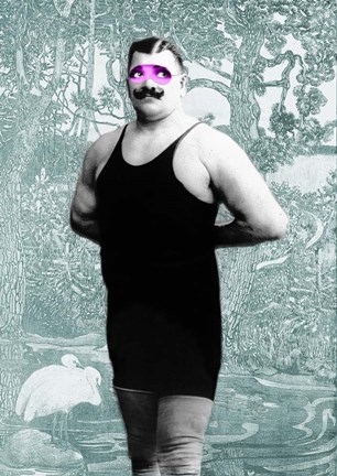 Framed Strongman Print