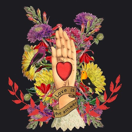 Framed Love Is the Answer Print