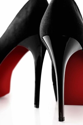 Framed Fashion Red 1 Print