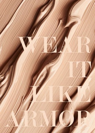 Framed Wear it like Armor Print