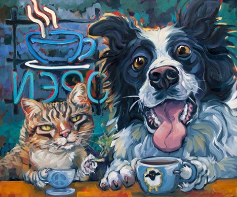 Framed Dude Chill 2 Print