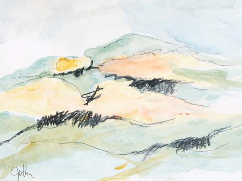 Framed Mt. Diablo No. 1 Print