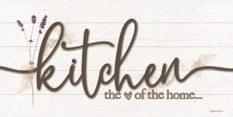 Framed Kitchen - the Heart of the Home Print