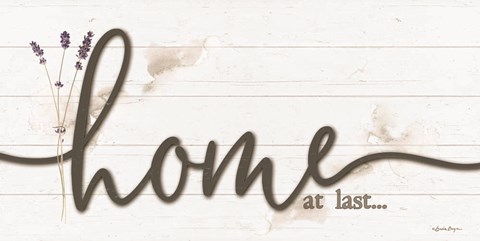 Framed Home at Last Print