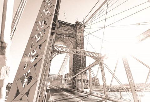 Framed Bridge View I Print