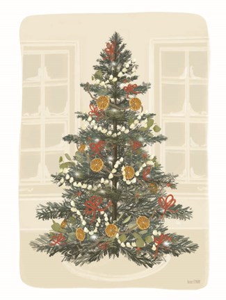 Framed Old Fashioned Christmas Print