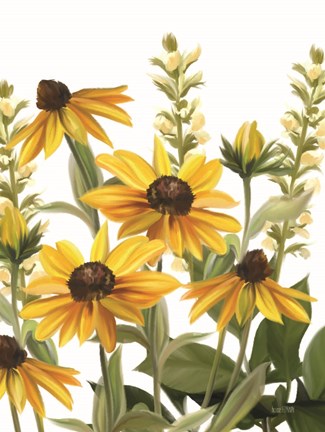 Framed Summer Susans Print