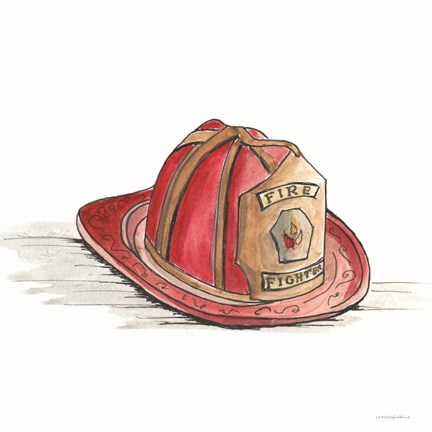 Framed Hero Helmet Print