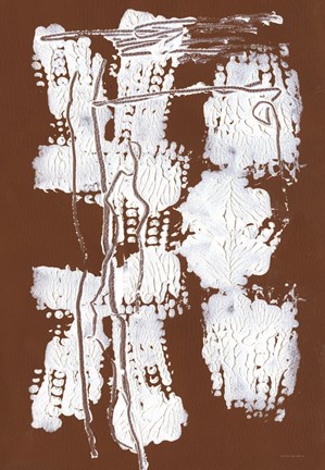 Framed Leaves, Berries and Twigs Print