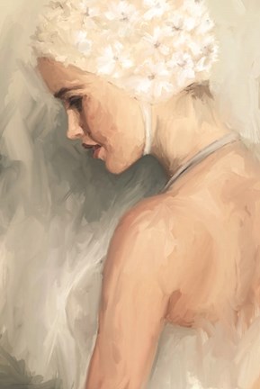 Framed Swim Cap Print