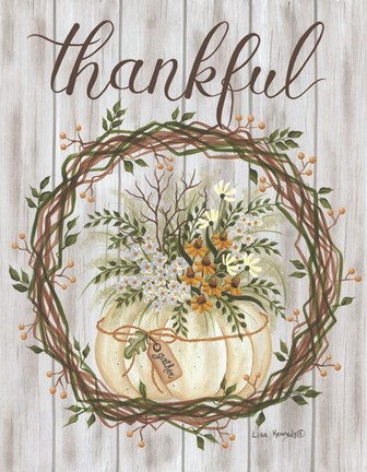 Framed Thankful Print