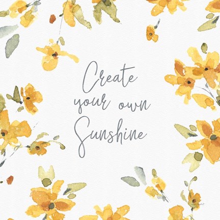 Framed Happy Yellow 18A Print