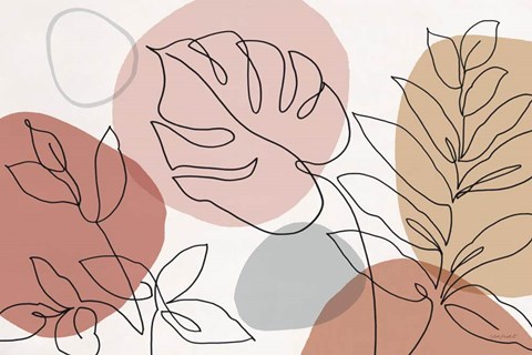 Framed Just Leaves 01 Print