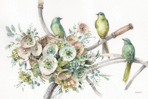 Framed Mint Crush 07 Landscape Print