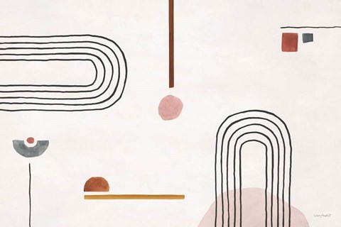 Framed Sierra Abstract 04 Print