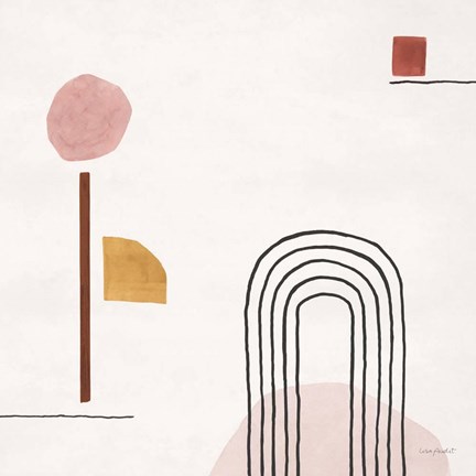 Framed Sierra Abstract 05 Print