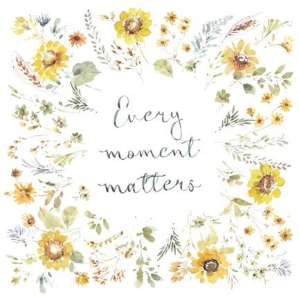 Framed Sunflowers Forever 12 Print